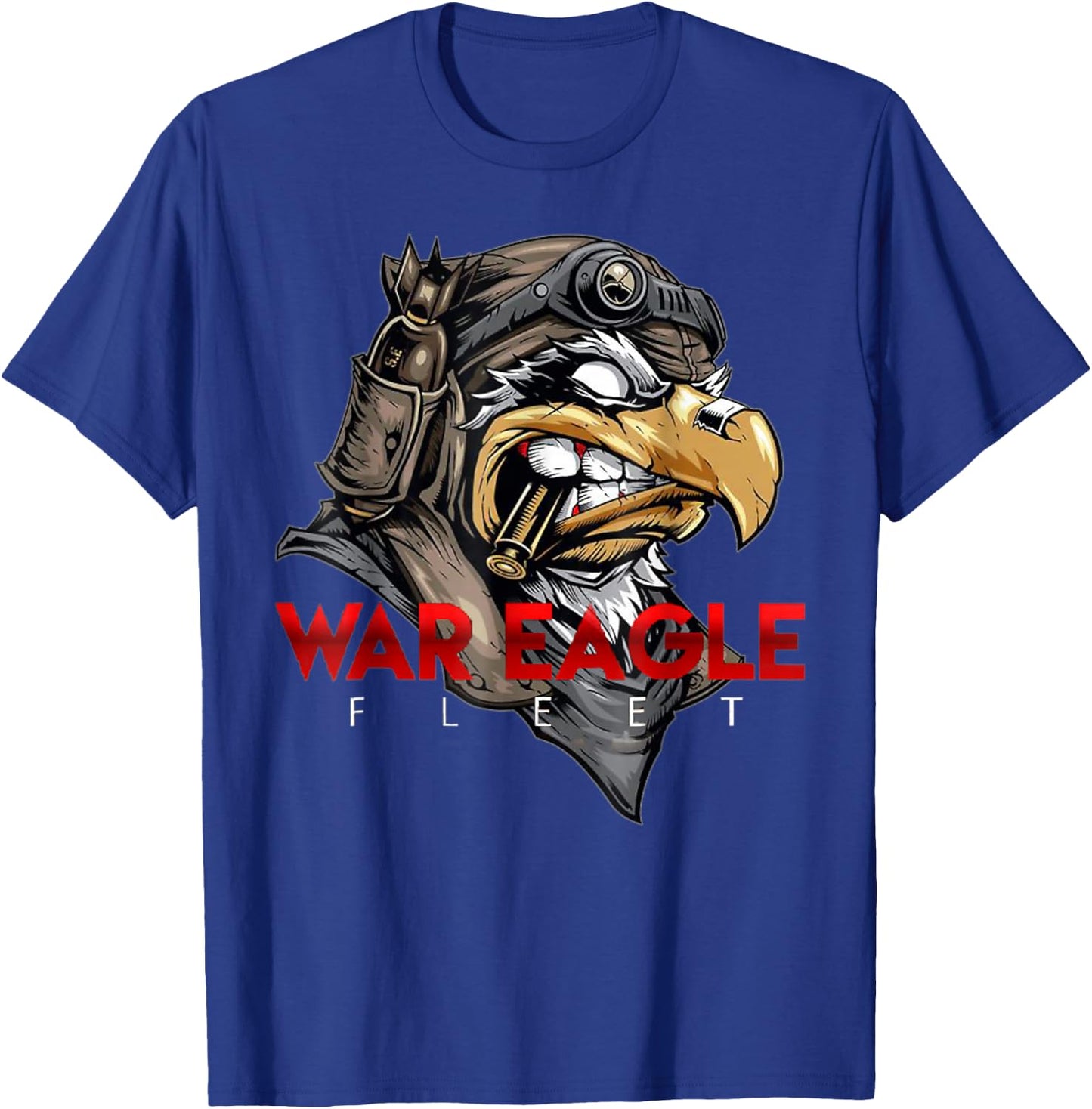War Eagle Fleet Battle Eagle T-Shirt - T-Shirt | Royal