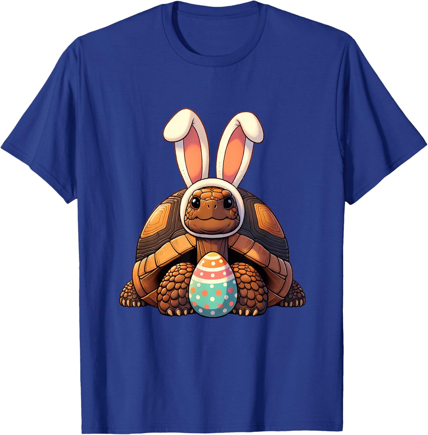 Funny Easter Tortoise Lovers Egg Eggs Bunny Rabbit Funny T-Shirt - T-Shirt | Royal
