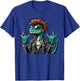 Funny Punk Dinosaur, Cute Rock Dinosaur Gothic Rex Dinosaur , Black, S T-Shirt - T-Shirt | Royal