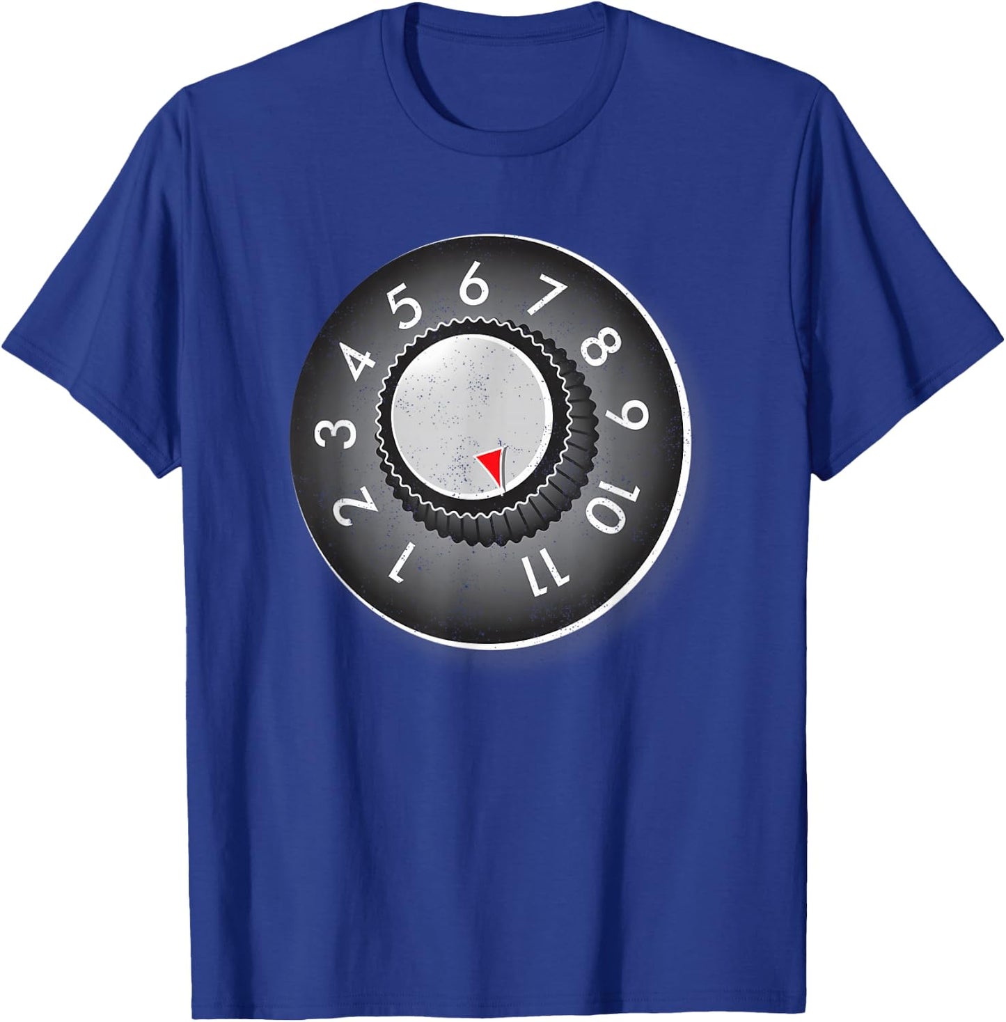 Guitar Amp Volume Knob Goes To Eleven Music Vintage T-Shirt - T-Shirt | Royal