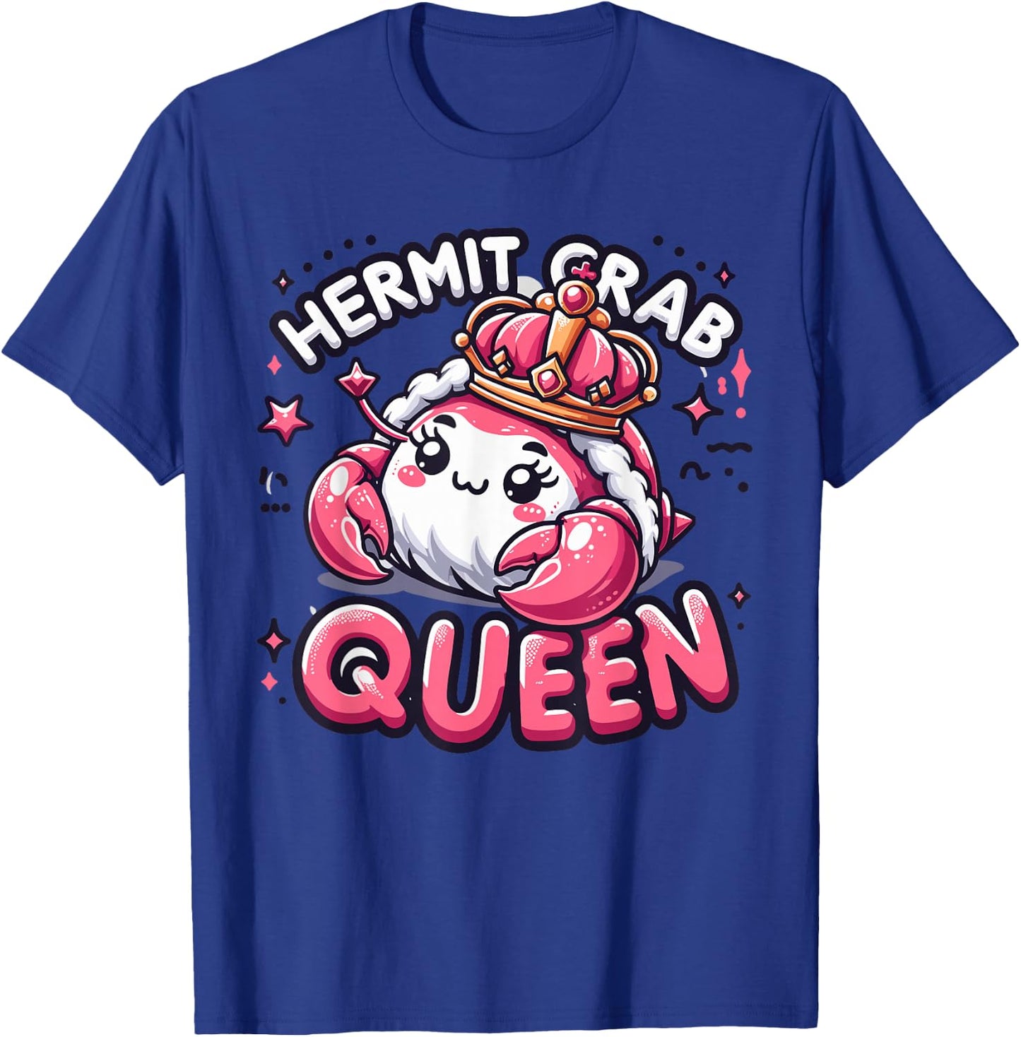 Girls Hermit Crab Queen Gear | Hermit Crab T-Shirt - T-Shirt | Royal