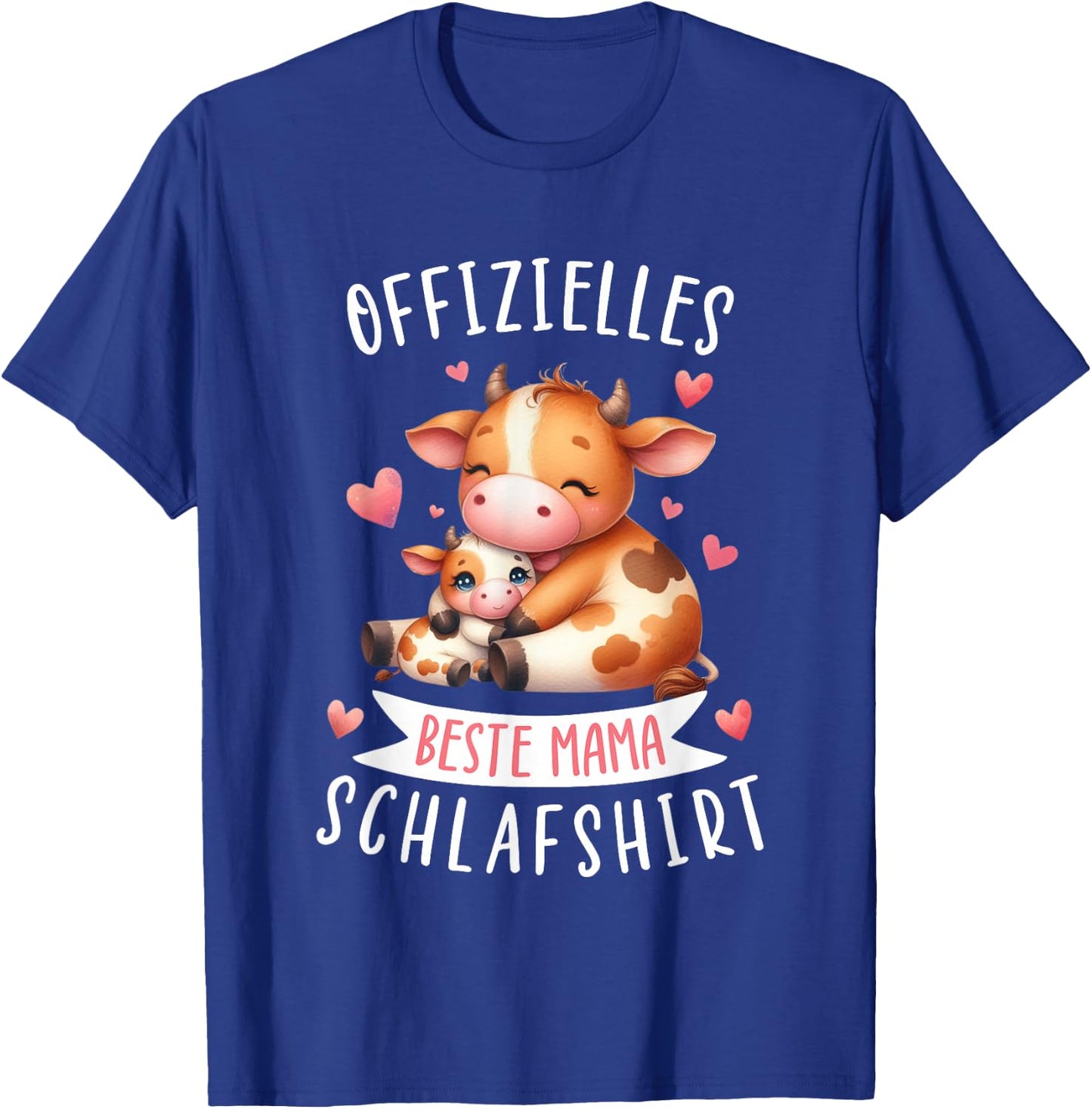Offizielles Beste Mama Schlafshirt Muttertag Rind Kuh Mama T-Shirt - T-Shirt | Royal