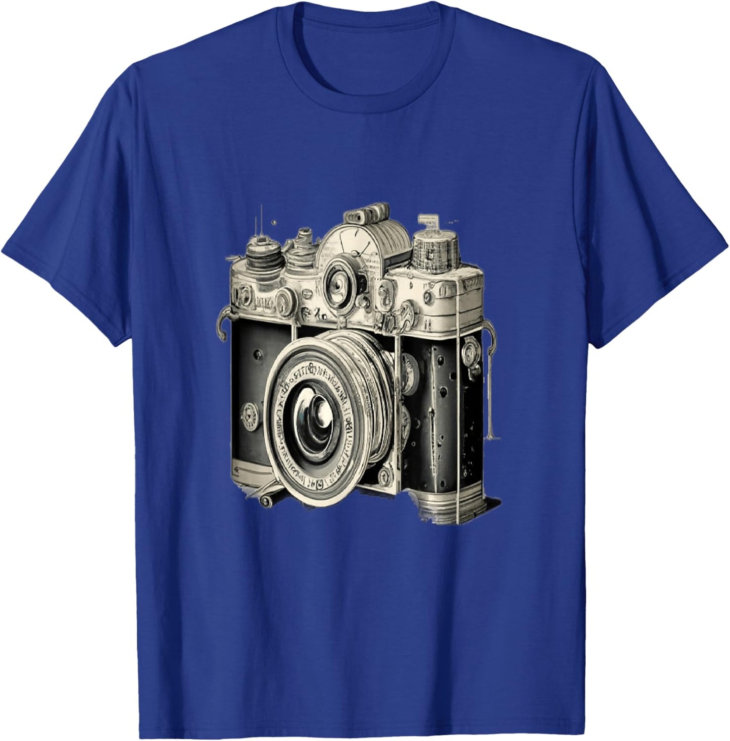 Appareil photo vintage , Black, S T-Shirt - T-Shirt | Royal