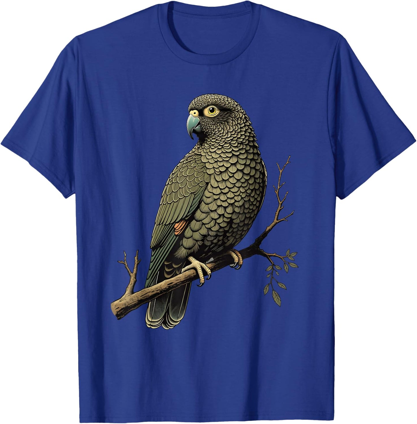 Vintage Kea Parrot Bird T-Shirt - T-Shirt | Royal