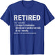 Funny Retired Definition Ham Radio Operator Amateur Radio T-Shirt - T-Shirt | Royal