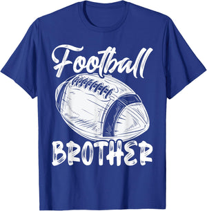 Football Brother Family Matching Players Fathers Day T-Shirt - T-Shirt | Royal