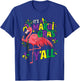 Funny Flamingo Mardi Gras Carnival Party Outfit Kids T-Shirt - T-Shirt | Royal