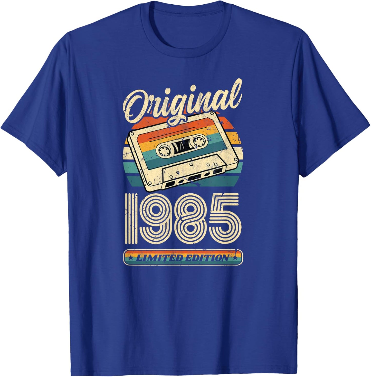 41.Geburtstag Retro Vintage 1985 Mann Frau Geschenk T-Shirt - T-Shirt | Royal