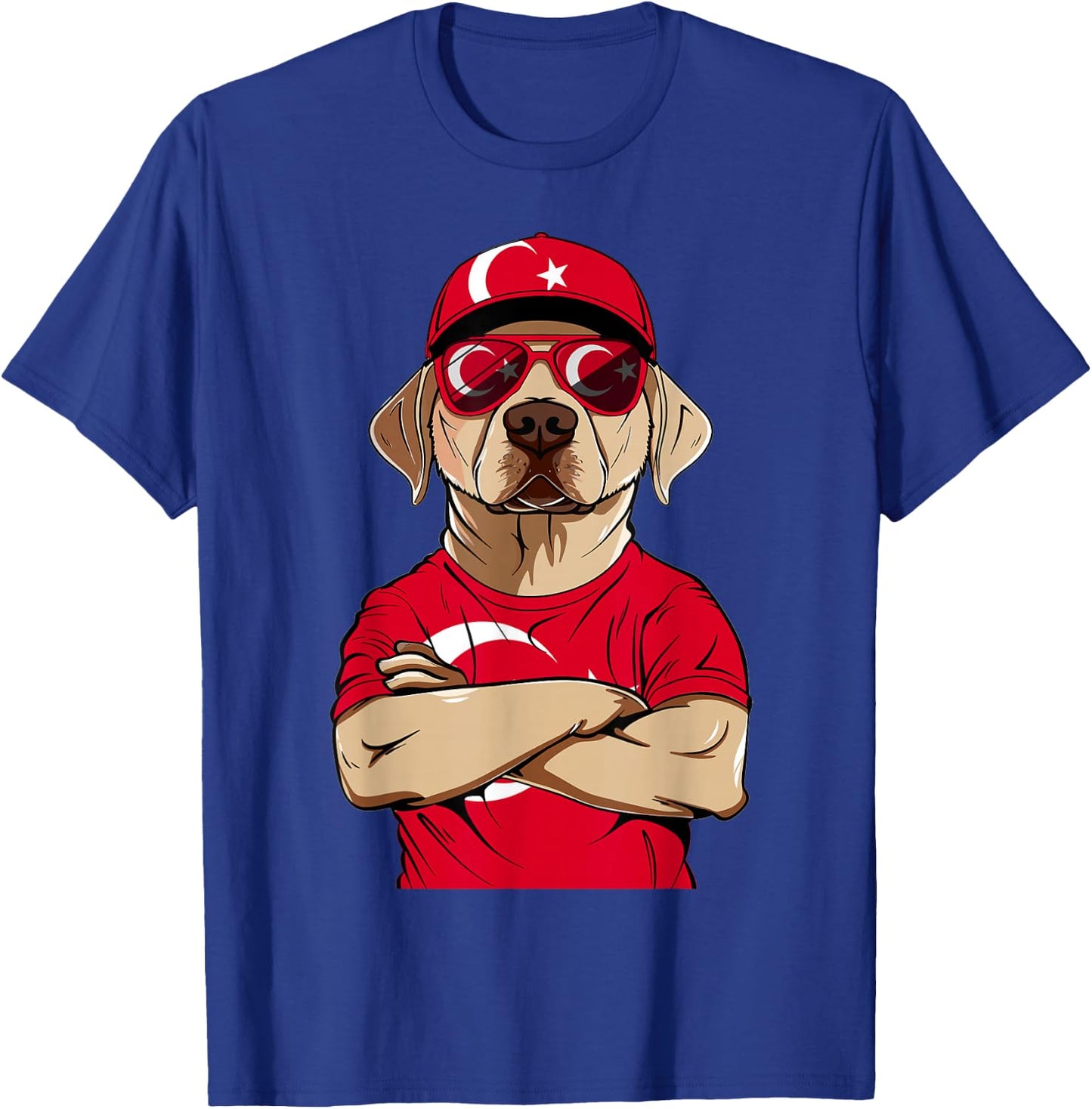 Turkish Flag Dog Mom Souvenirs Products Dogs Turkey T-Shirt - T-Shirt | Royal