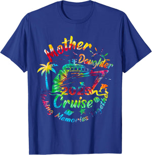 Cruise Mother Daughter Trip 2025 Funny Mom Daughter Vacation T-Shirt - T-Shirt | Royal