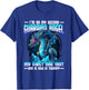 I'm On My Second Guardian Angel My First One Quit Dragon T-Shirt - T-Shirt | Royal