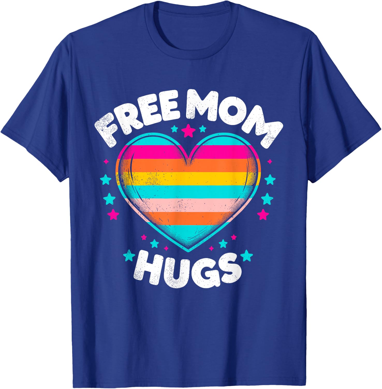 Free Mom Hugs LGBTQ T-Shirt - T-Shirt | Royal
