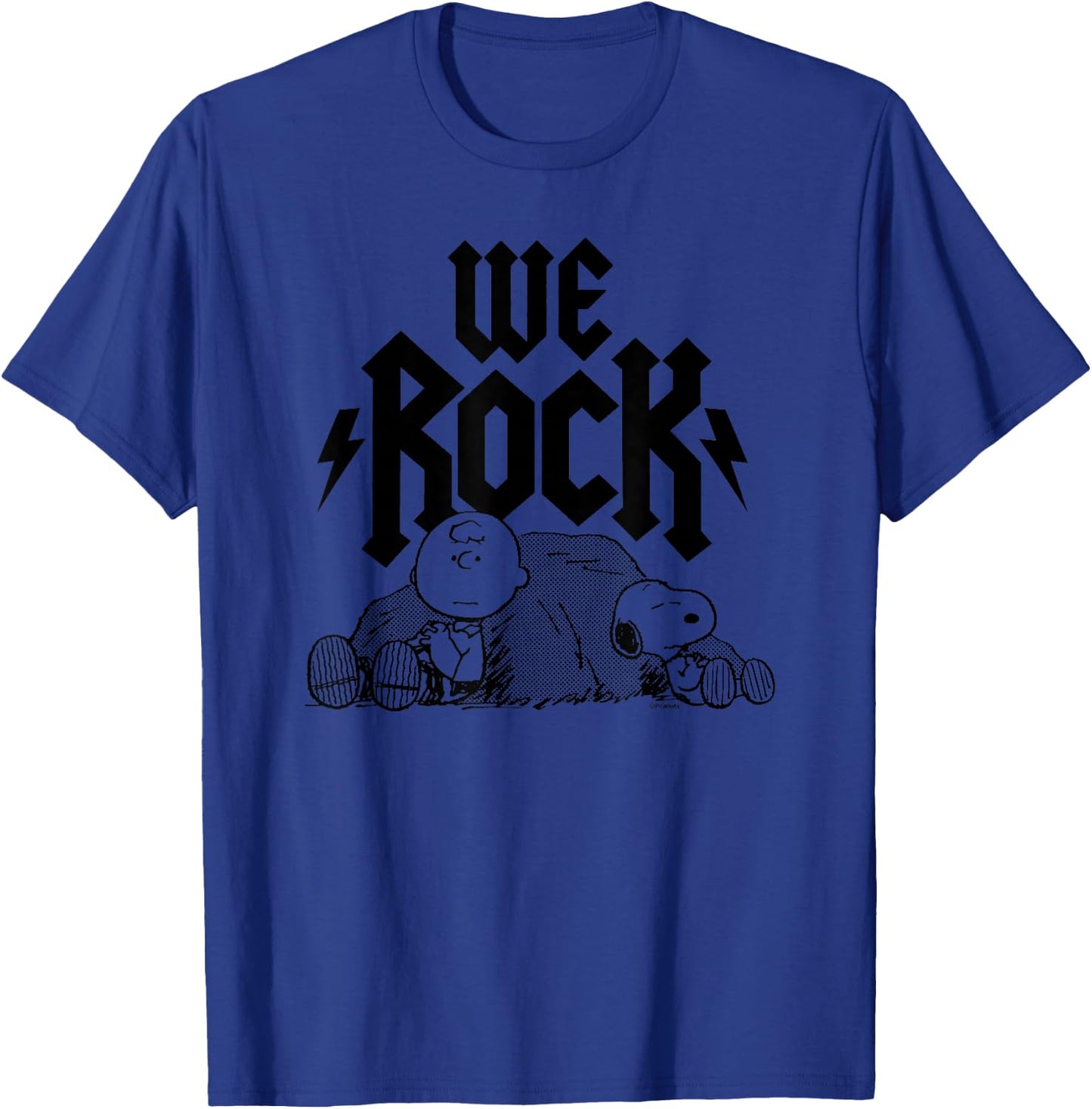Peanuts - Wir rocken Charlie Brown und Snoopy T-Shirt - T-Shirt | Royal