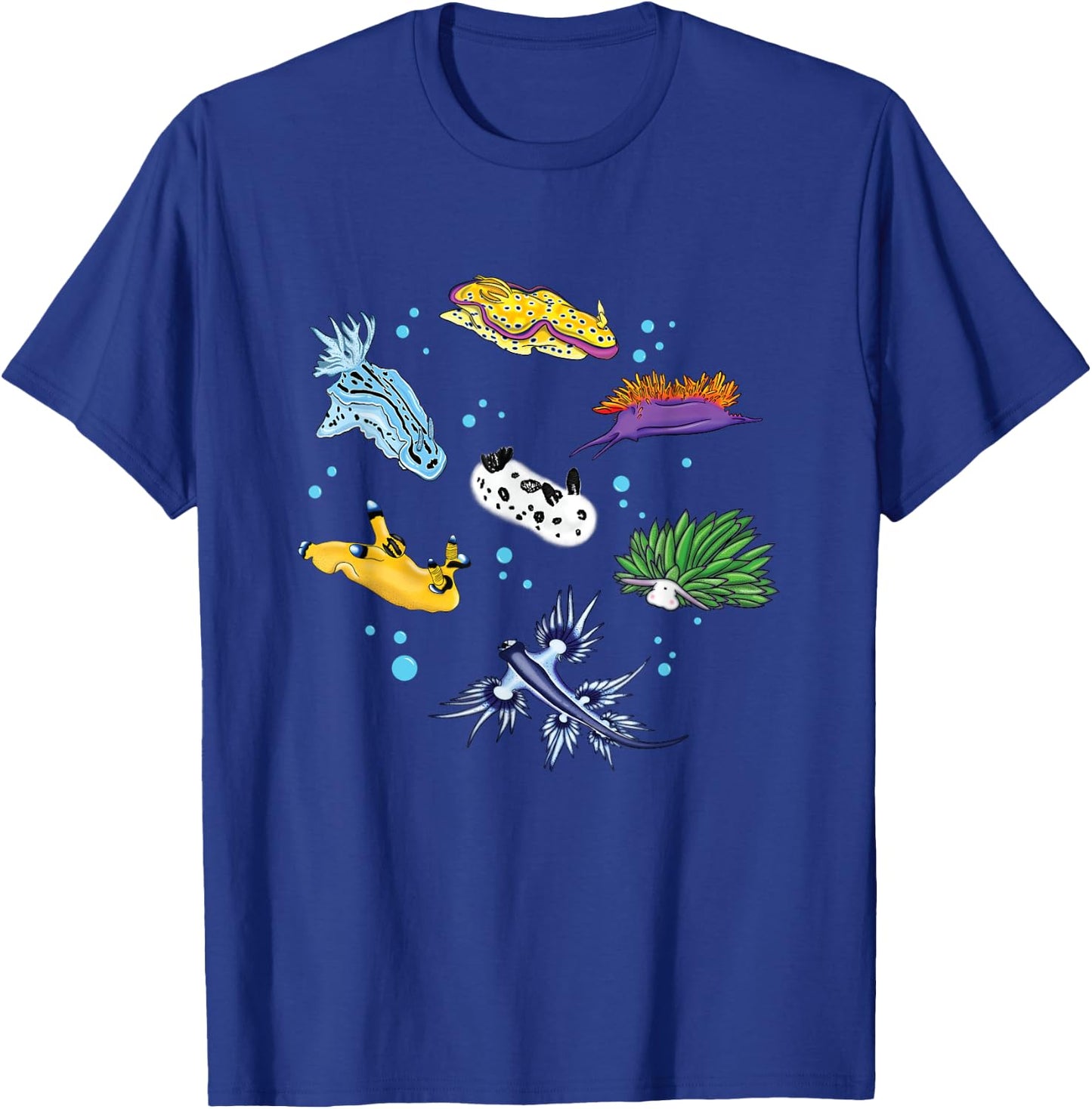 Nudibranch Sea Slug Ocean Scuba Diver Snorkeling Aquarium T-Shirt - T-Shirt | Royal