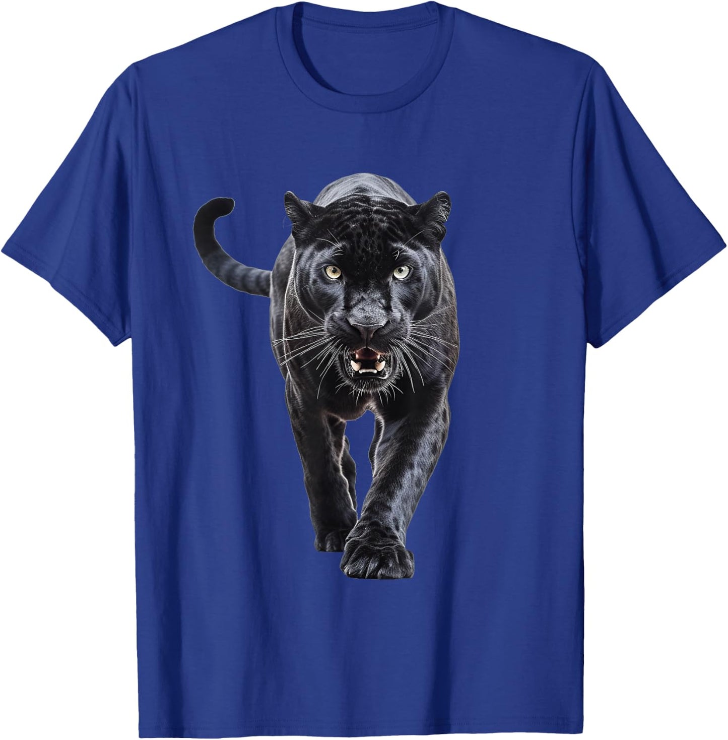 Black Panther Walking for Lovers Animal Leopard & Jaguar T-Shirt - T-Shirt | Royal