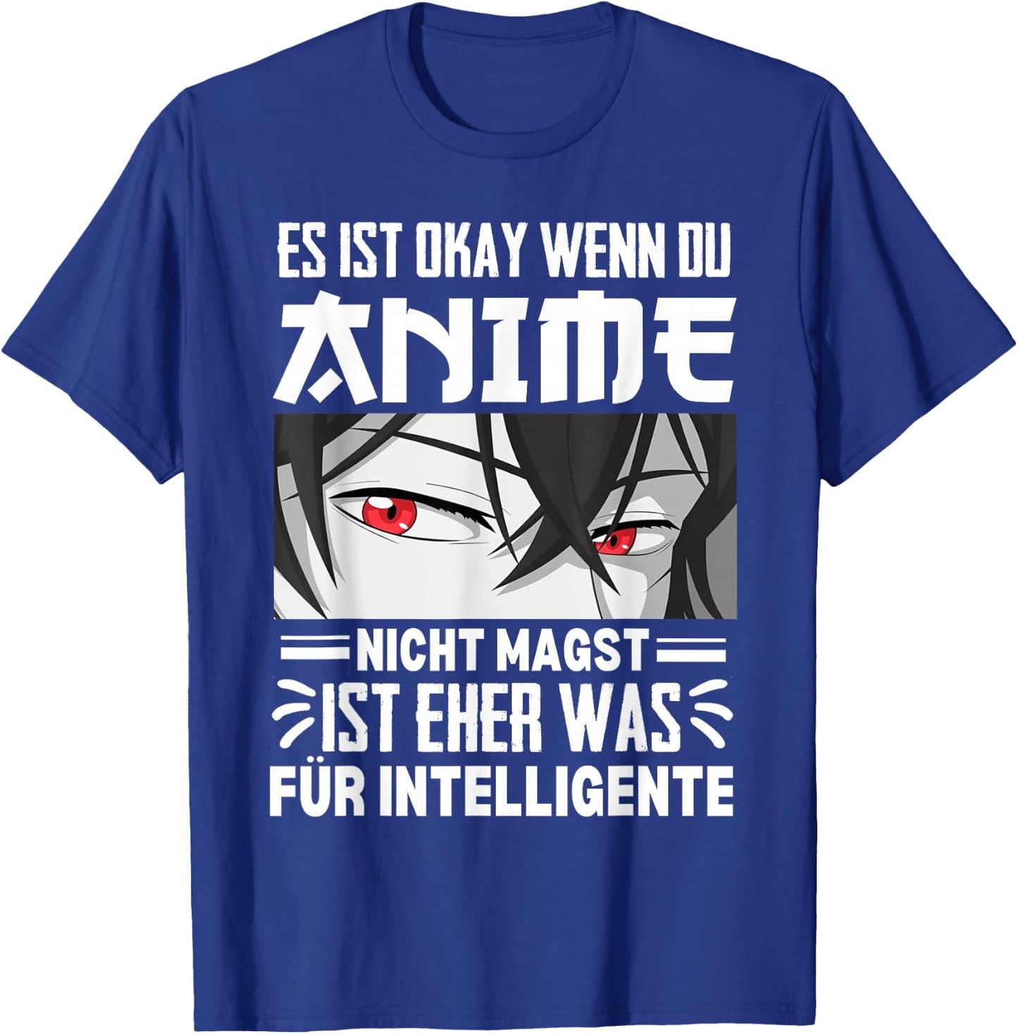 Funny Japanese Anime for Intelligent Baka Anime and Manga , black T-Shirt - T-Shirt | Royal