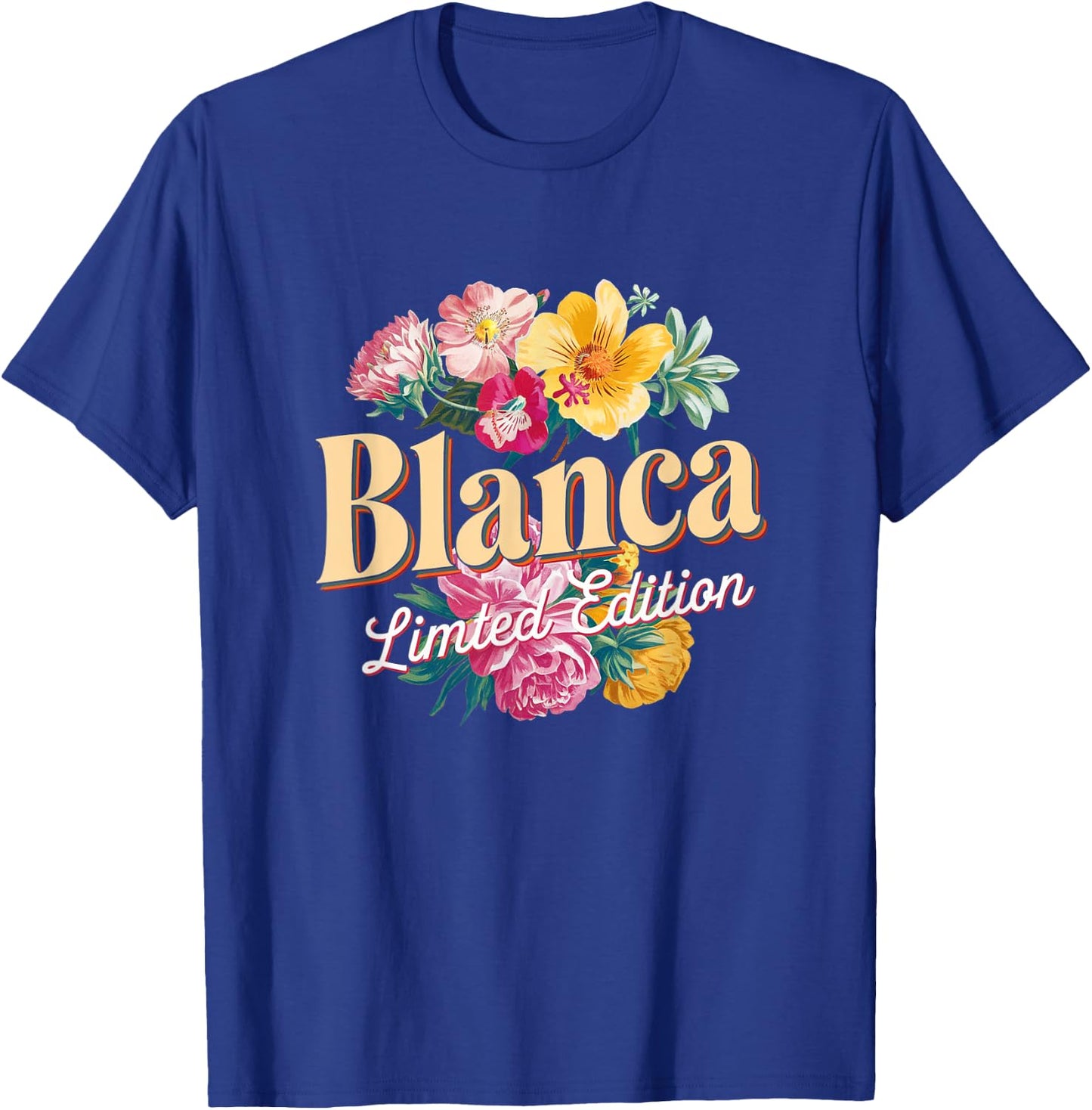 Blanca Limited Edition Vintage Custom Name Wife Grandma T-Shirt - T-Shirt | Royal