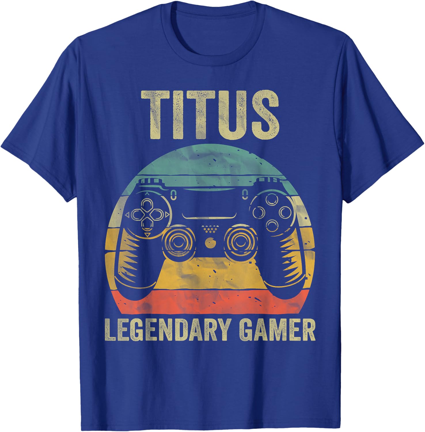Personalised Legendary Gamer Shirt Titus Name Video Gamer , black, s T-Shirt - T-Shirt | Royal