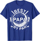 Best Papa By Par Shirt Men Golf Lover Fathers Day T-Shirt - T-Shirt | Royal