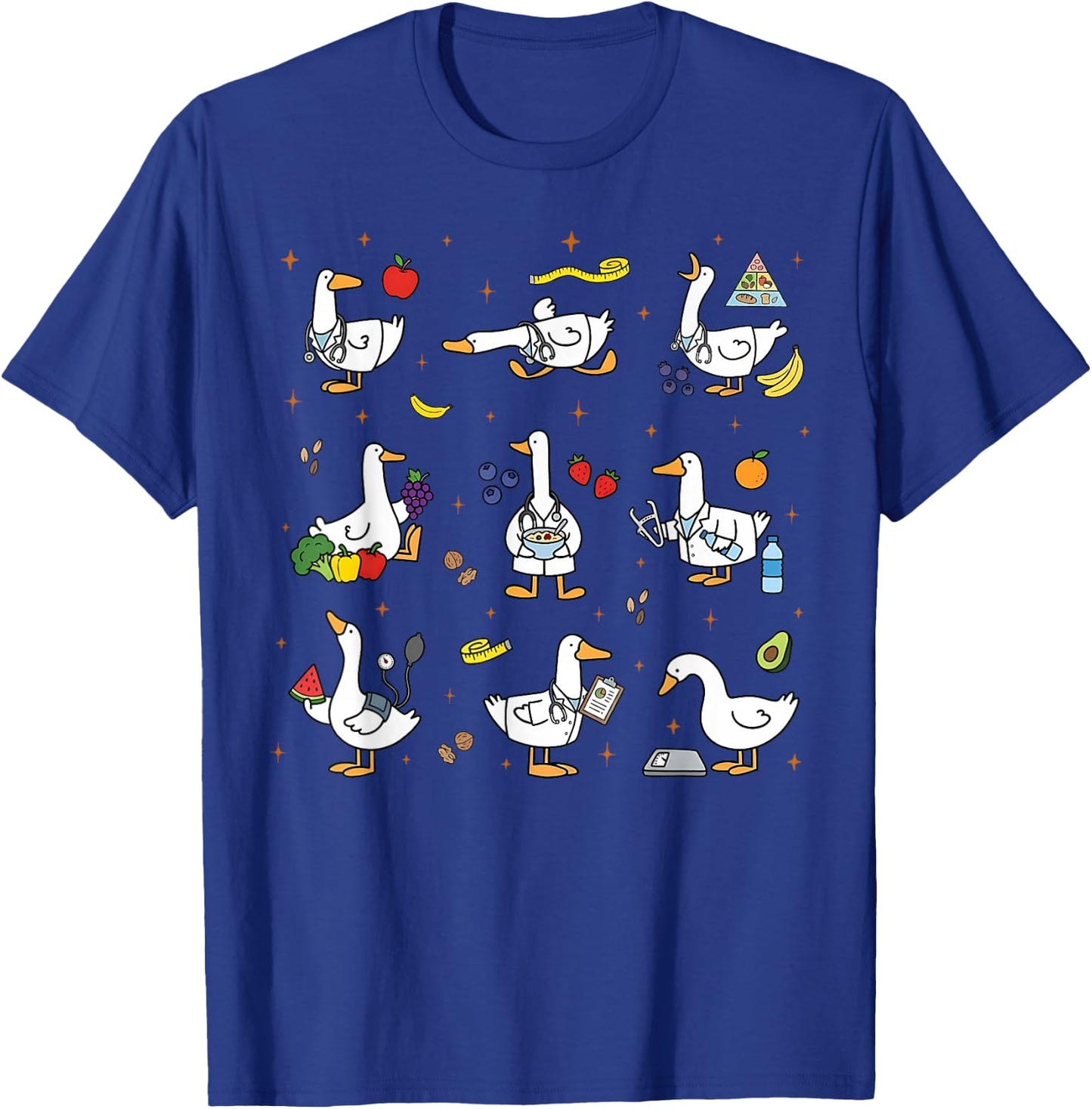 Silly Goose Dietitian Nutrition Nutritionist RD Health Coach T-Shirt - T-Shirt | Royal