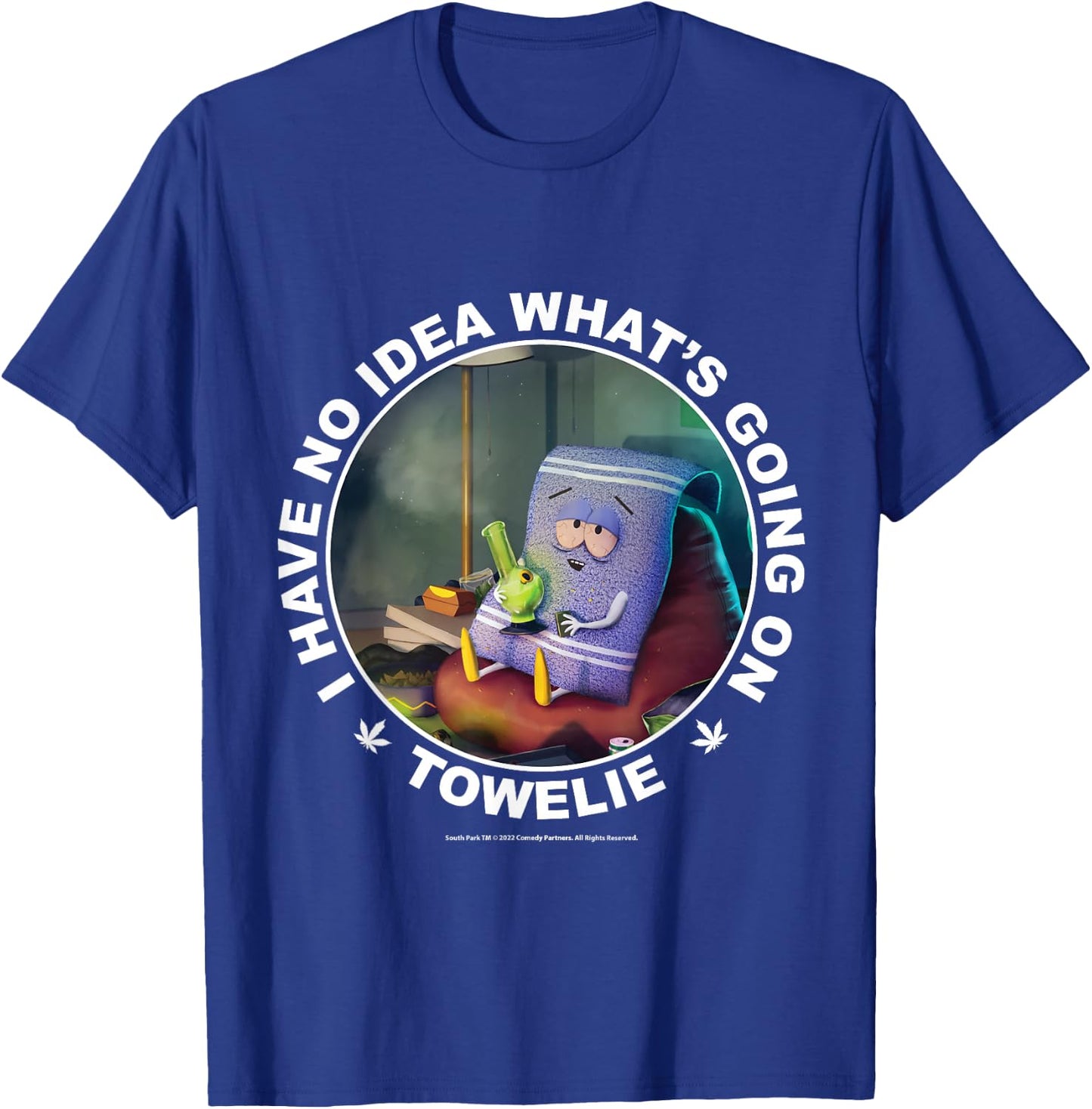 South Park with German Text "Ich habe keine Ahnung was los ist, black T-Shirt - T-Shirt | Royal