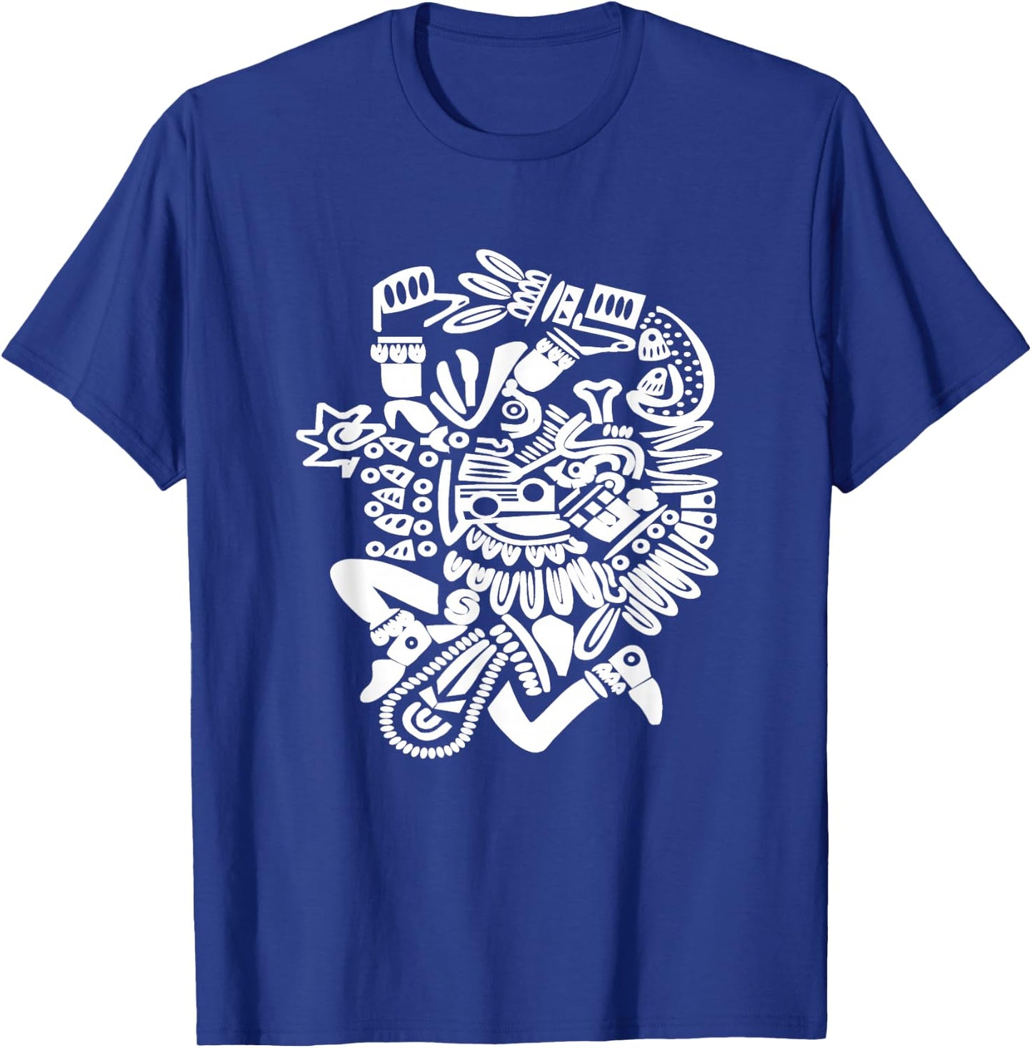Quetzalcoatl Aztec God Deity Feathered Serpent T-Shirt - T-Shirt | Royal