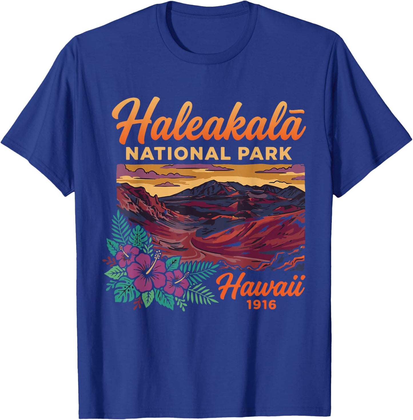Haleakala National Park Maui Hawaii Vintage Design T-Shirt - T-Shirt | Royal