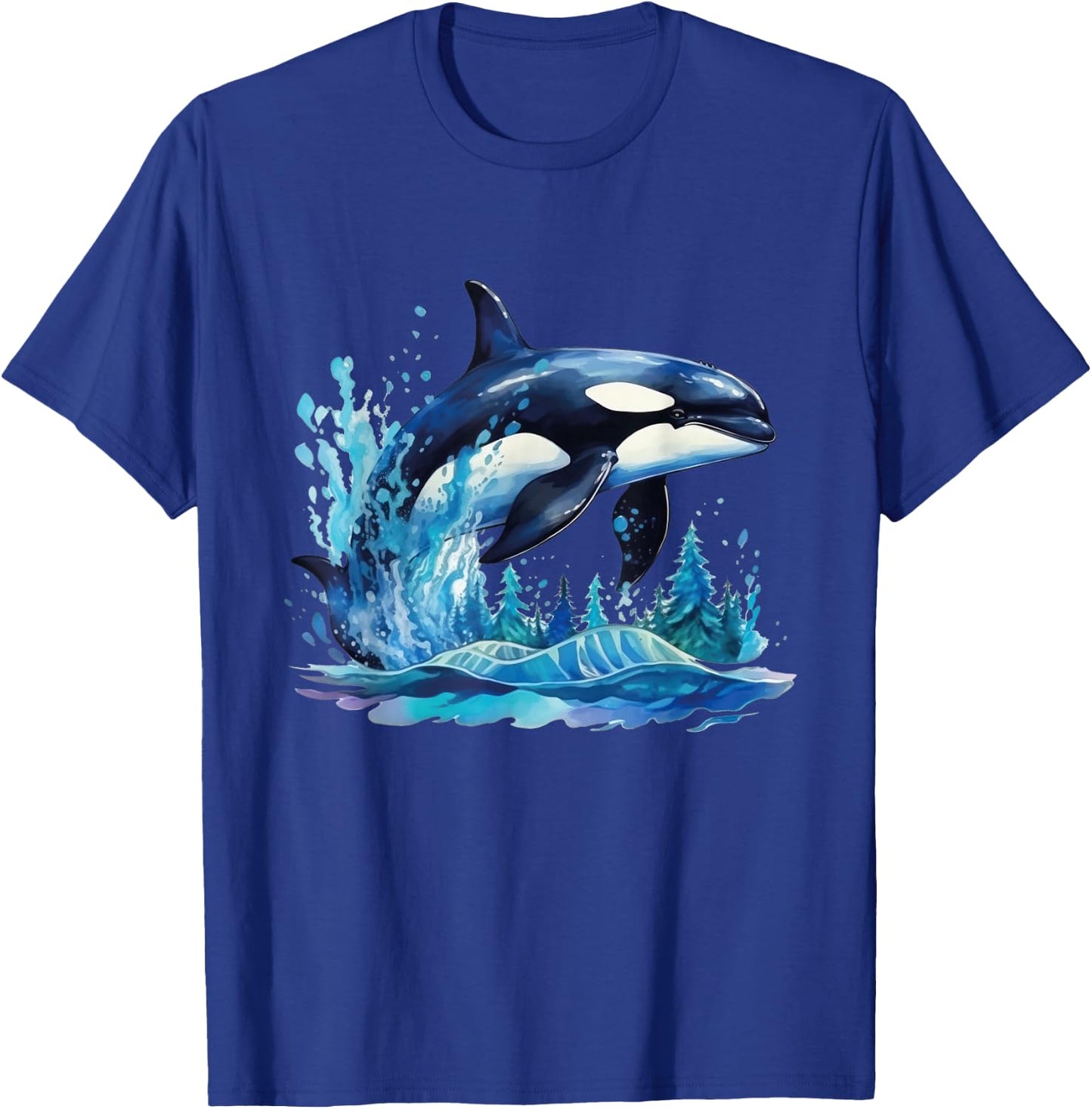 Whale Orca Kids T-Shirt - T-Shirt | Royal