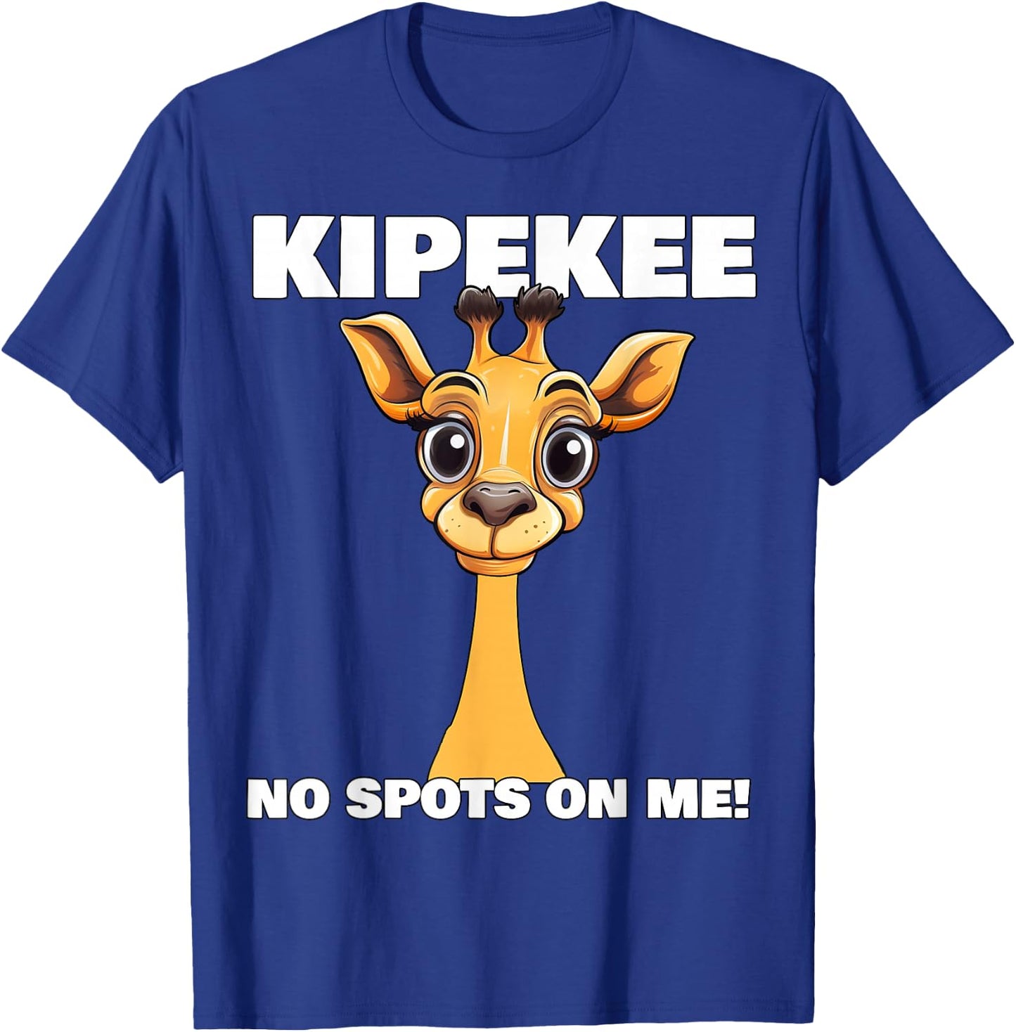 KIPEKEE Spotless Giraffe No Spots On Me Tennessee Giraffe T-Shirt - T-Shirt | Royal