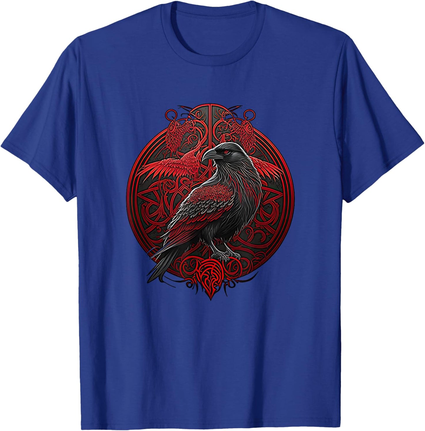 Scandinavian Odin Ravens T-Shirt - T-Shirt | Royal