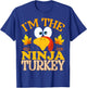 Thanksgiving I'm The Ninja Turkey Matching T-Shirt - T-Shirt | Royal