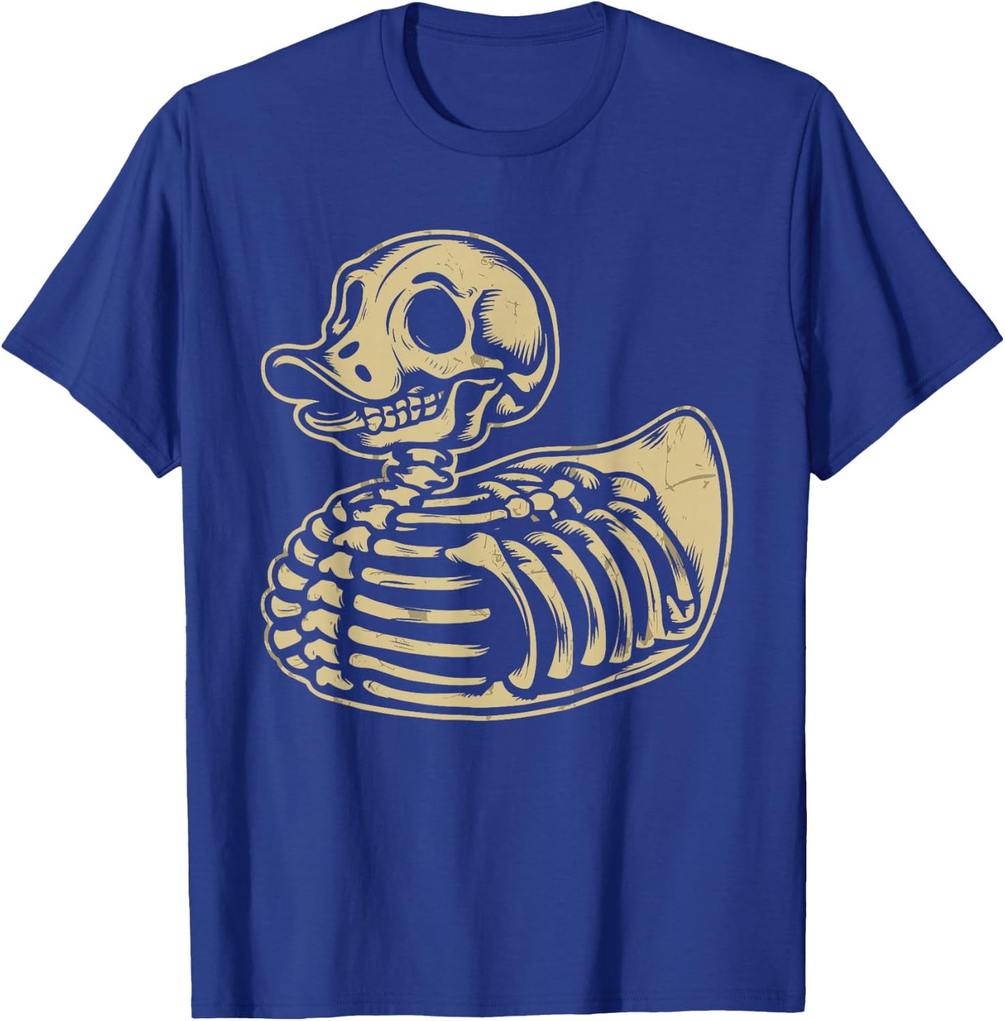 Rubber Duck Skeleton Rubber Duckie Costume Party T-Shirt - T-Shirt | Royal