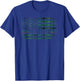 Clan Sutherland Scottish tartan US flag kilt Scotland T-Shirt - T-Shirt | Royal