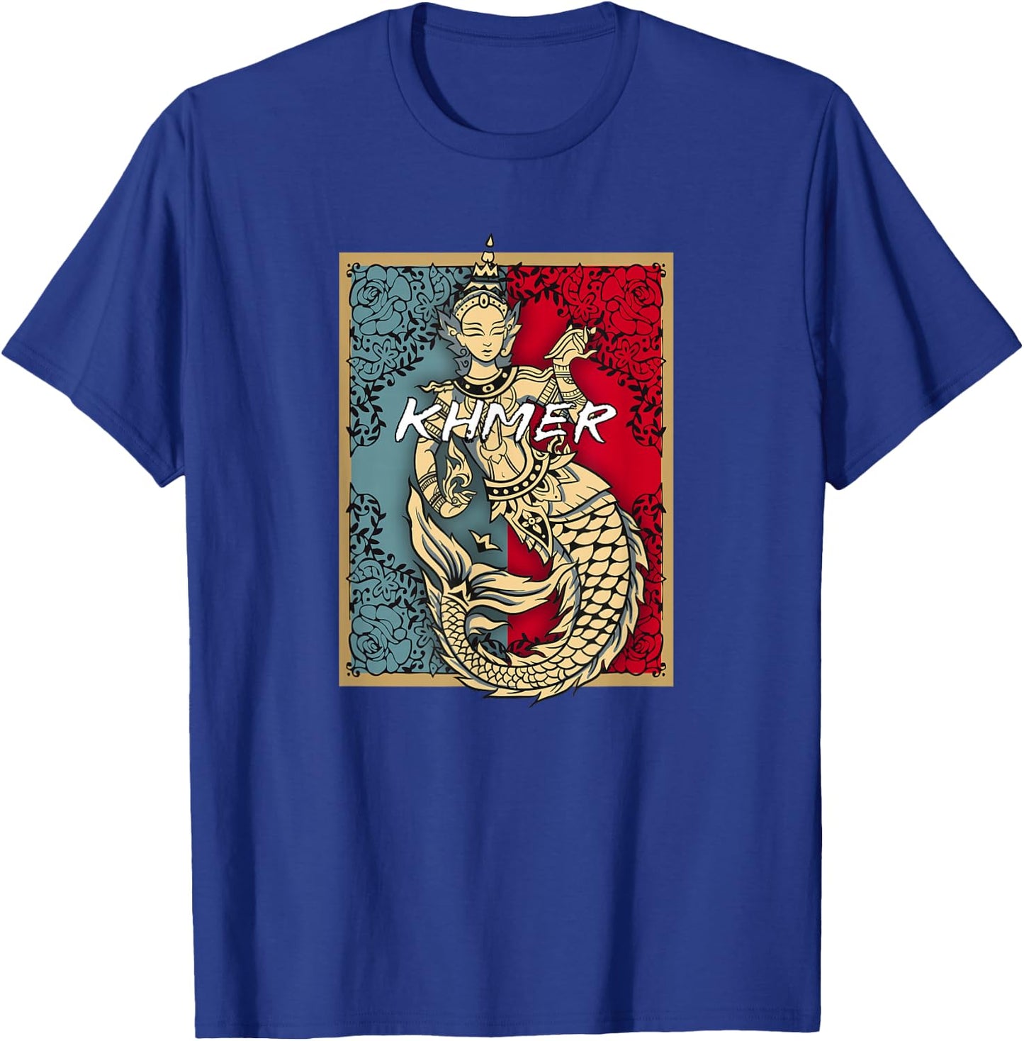 Cambodia Cambodian Khmer Apsara Traditional Dance Temple T-Shirt - T-Shirt | Royal