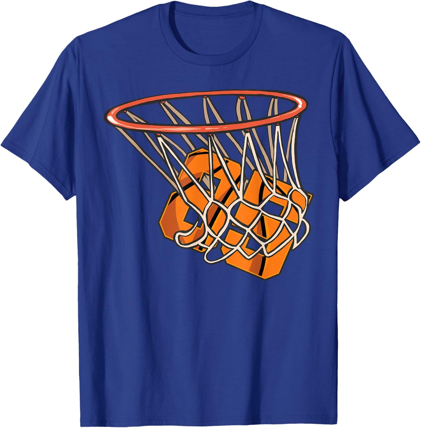 85 Basketball Birthday Party Team Player Celebration T-Shirt - T-Shirt | Royal