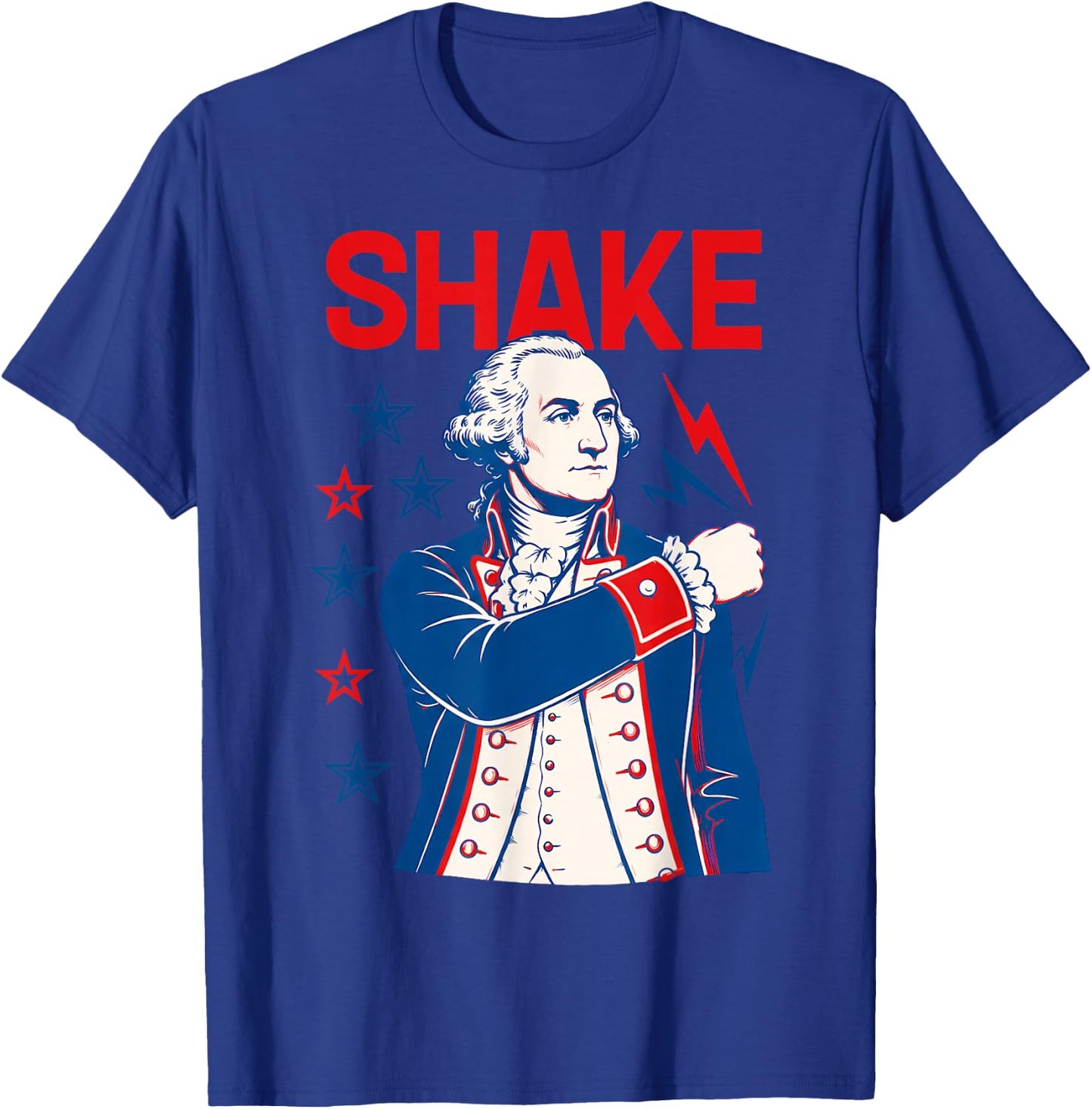 Funny Shake and Bake 4th of July Couple Matching T-Shirt - T-Shirt | Royal
