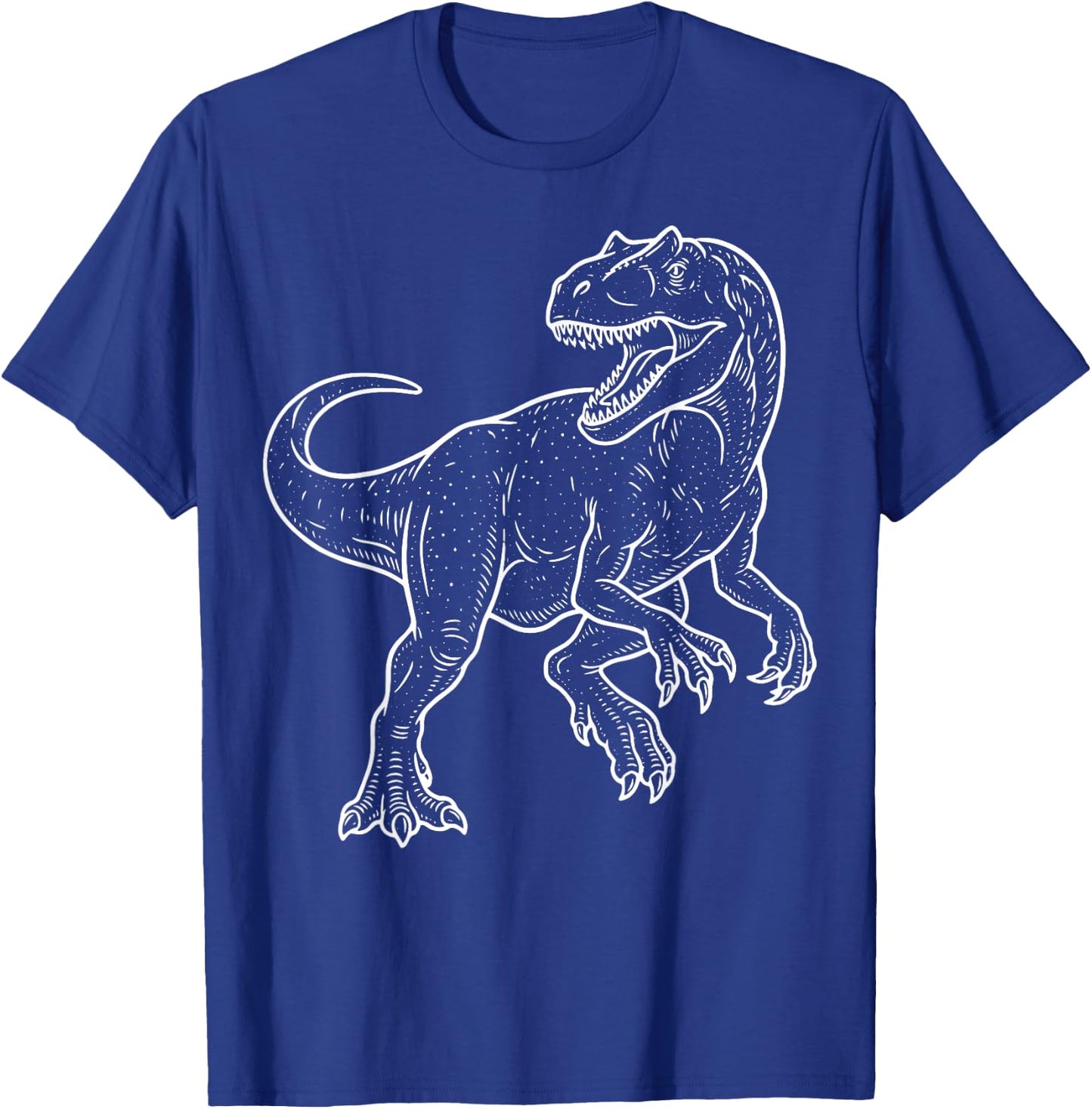 Allosaurus Illustration T-Shirt - T-Shirt | Royal