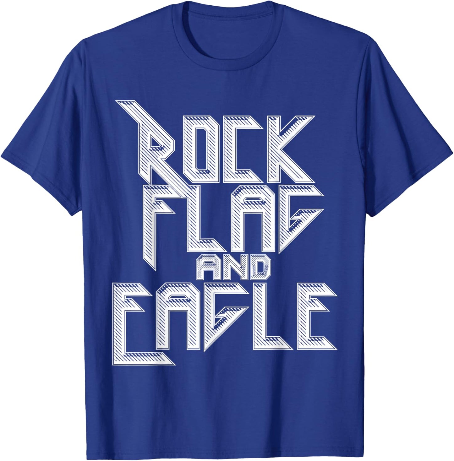 ROCK FLAG AND EAGLE True American , Women T-Shirt - T-Shirt | Royal