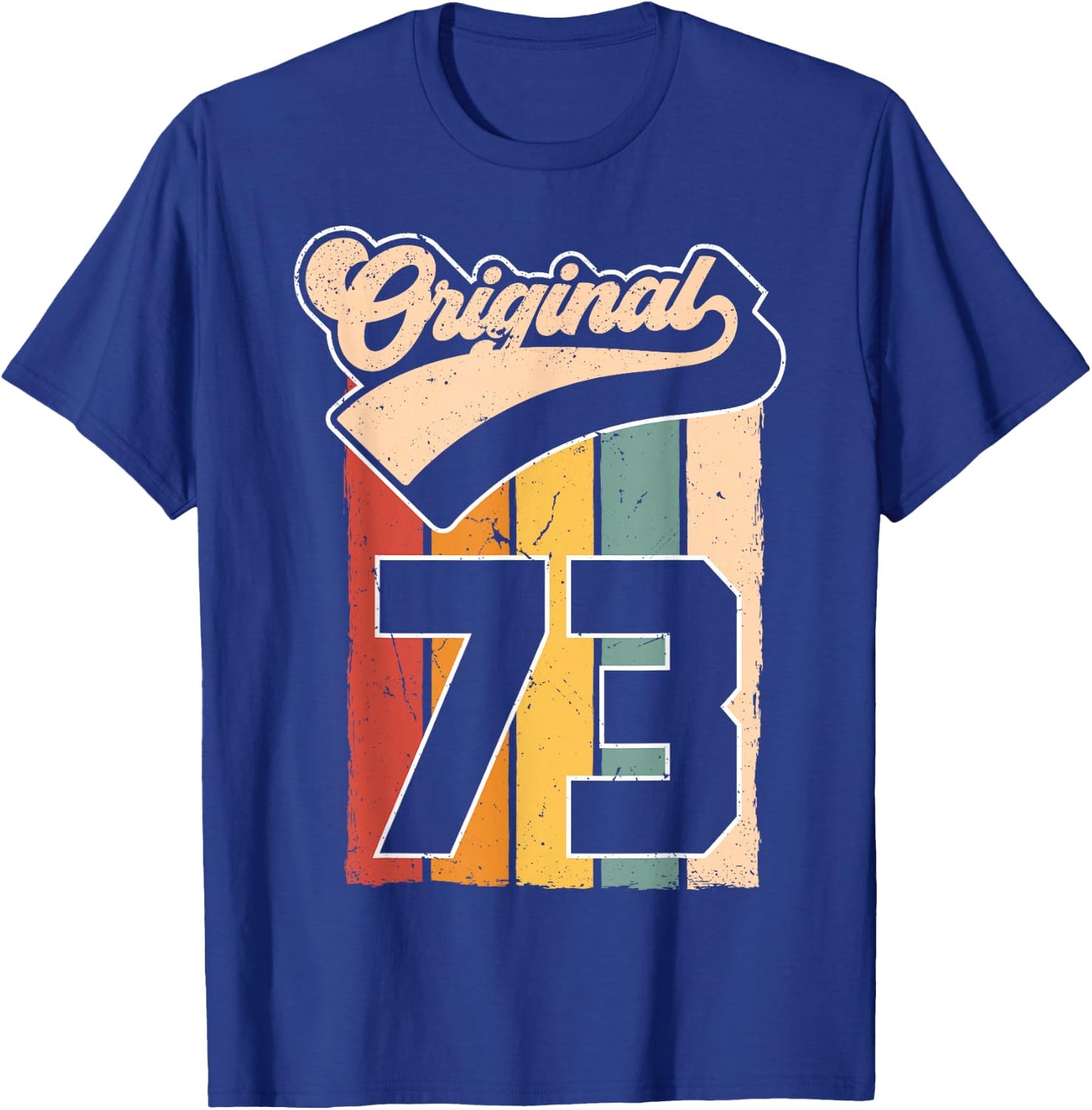53.Geburtstag Original Mann Frau Retro Jahrgang 1973 T-Shirt - T-Shirt | Royal