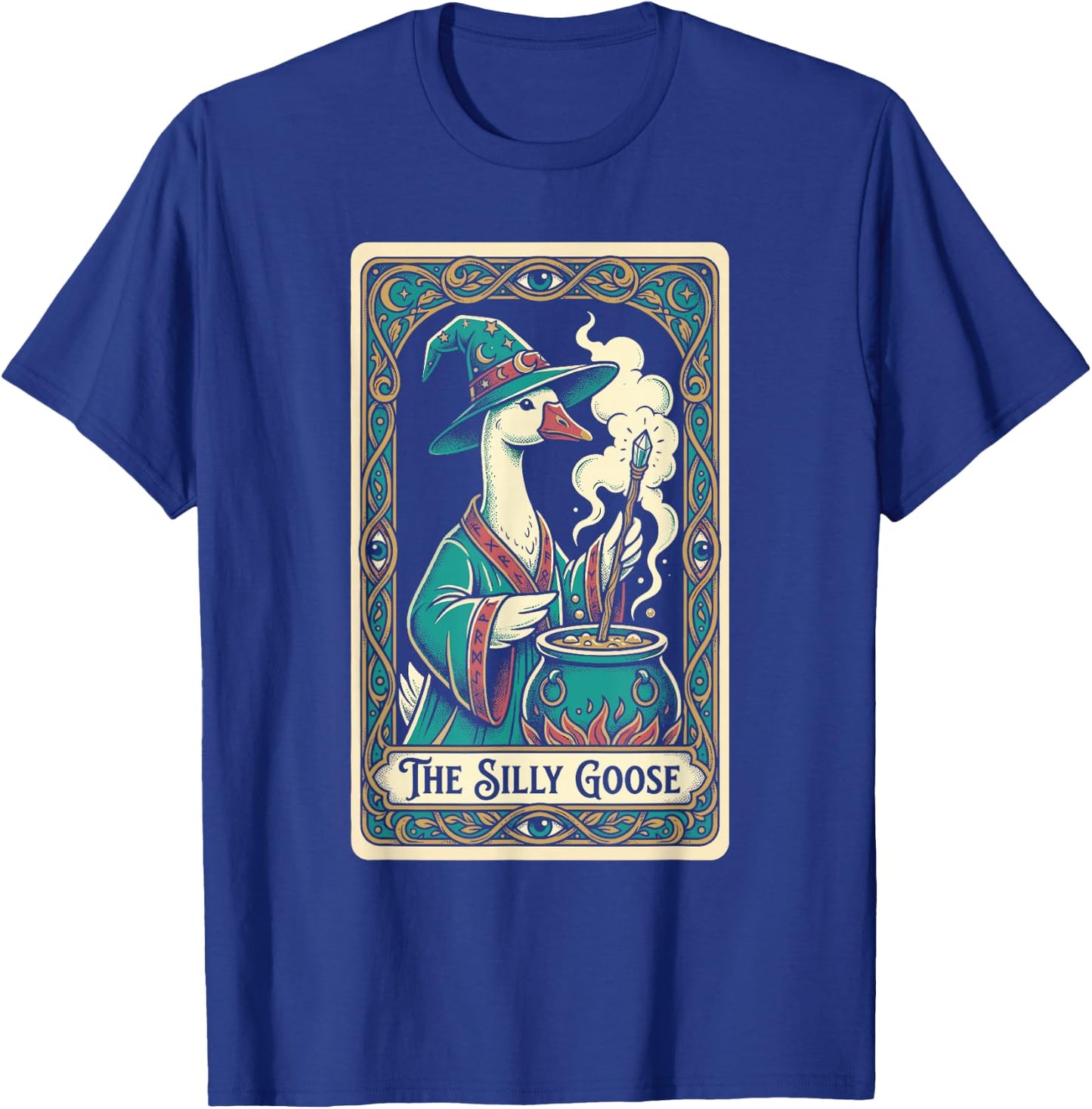 The Silly Goose Tarot Card Magic Wizard Meme T-Shirt - T-Shirt | Royal