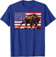Cute Bison Design Women Kids Buffalo Bison Lovers T-Shirt - T-Shirt | Royal