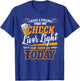 My Check Liver Light May Come On Funny Beer Drinking Concert T-Shirt - T-Shirt | Royal