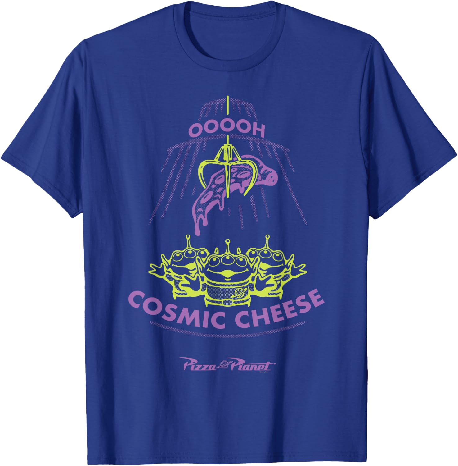 Disney & Pixar's Toy Story Aliens Cosmic Cheese Pizza Planet T-Shirt - T-Shirt | Royal