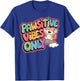 Funny Cat Owner Design Pawsitive Vibes Only Cat Lovers T-Shirt - T-Shirt | Royal