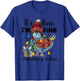 Its Fine I'm Fine Everything’s Fine Christmas Chicken T-Shirt - T-Shirt | Royal