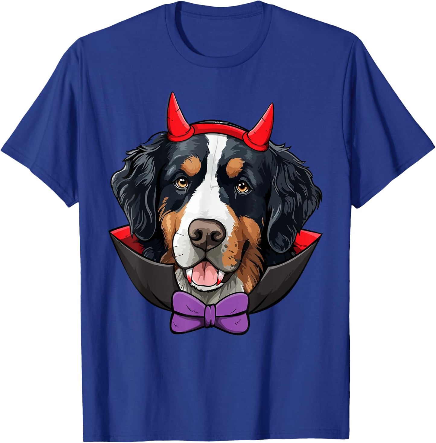 Bernese Mountain Dog Vampire Halloween Costume T-Shirt - T-Shirt | Royal