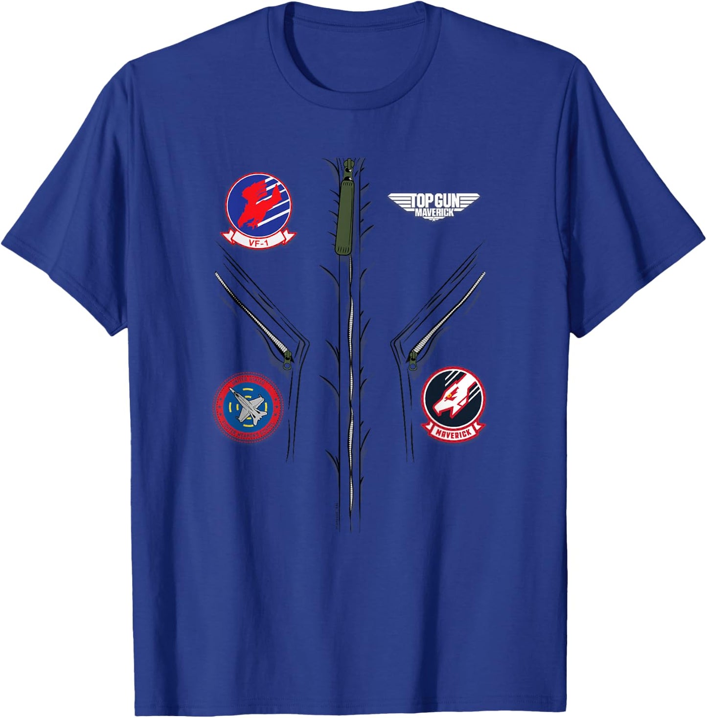 Top Gun: Maverick Flight Suit Costume , Green, s T-Shirt - T-Shirt | Royal