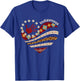 Indigenous Native American Blood Red Hand Heart Shape T-Shirt - T-Shirt | Royal