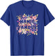 Grandma Love Flowers Gift Super Manny Grandma Day , Black, Female X-Small T-Shirt - T-Shirt | Royal