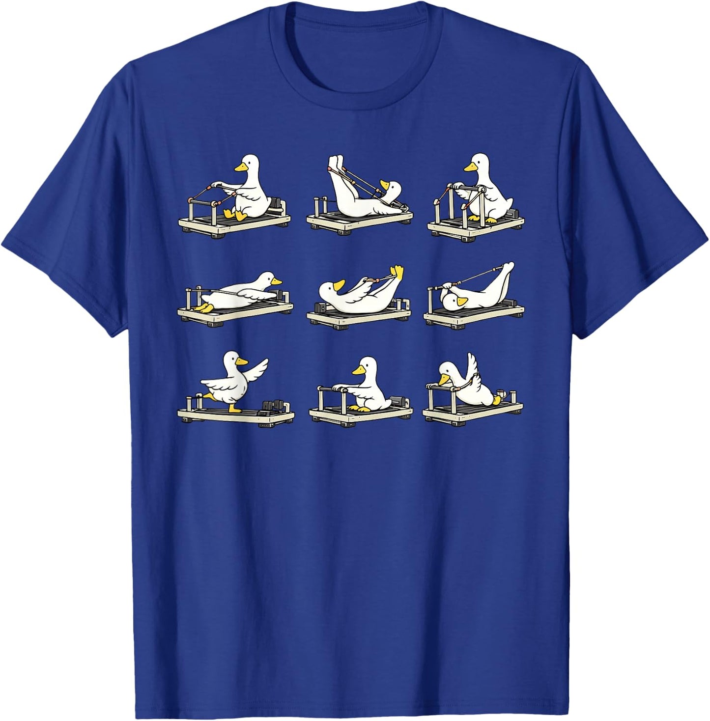 Silly Goose Pilates Instructor Training Workout Coach Lover T-Shirt - T-Shirt | Royal